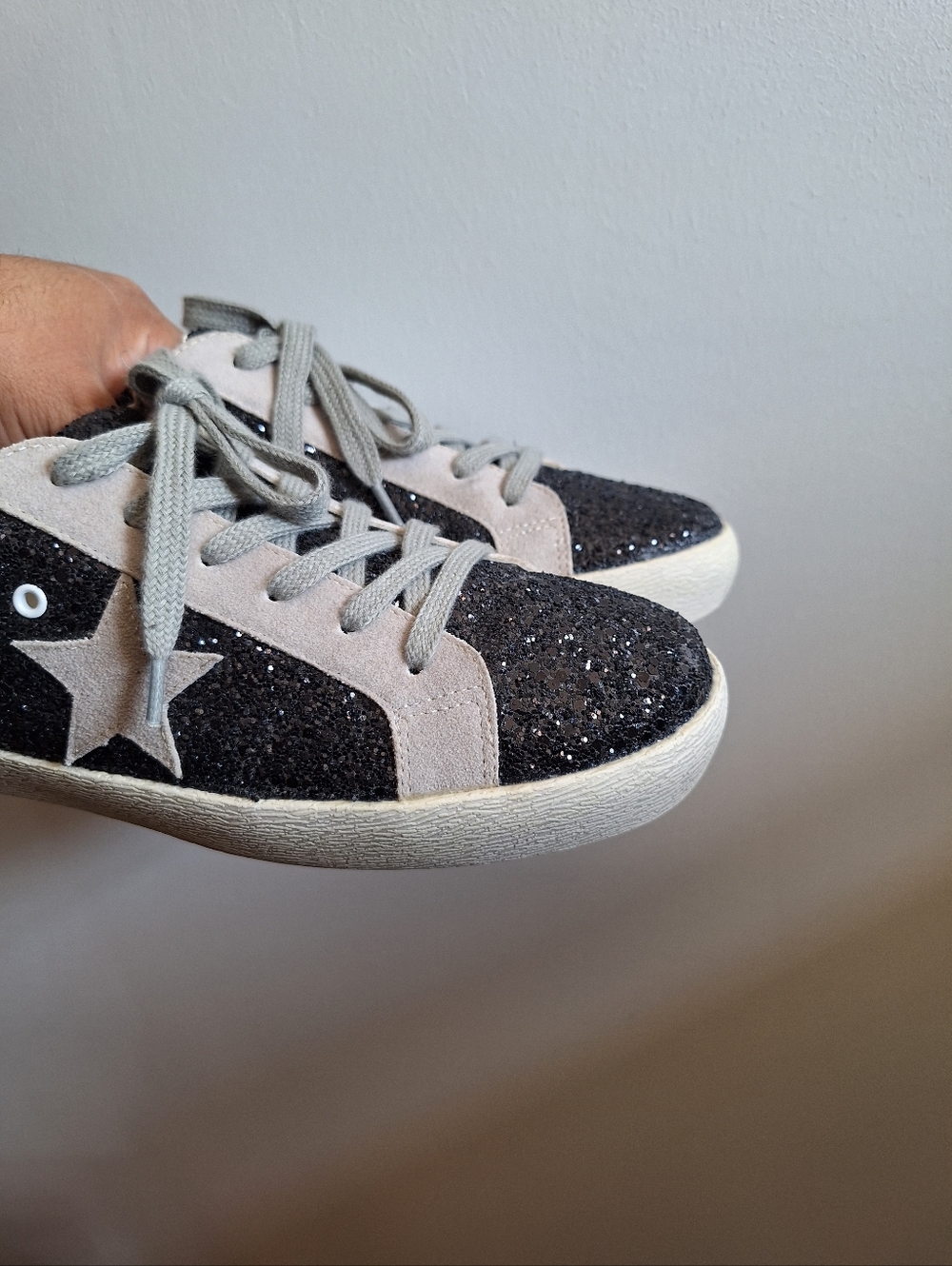 Shiny black sneakers by Mi,iM Size 8.5 - Picture 10 of 11